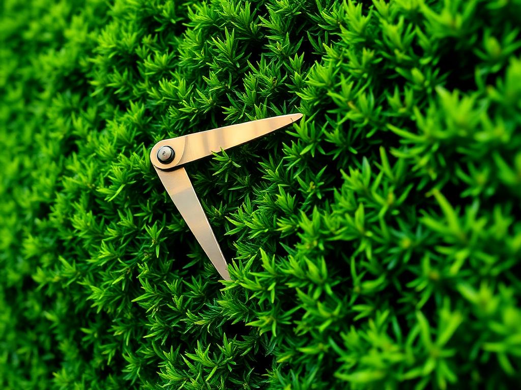 Trimmed hedge